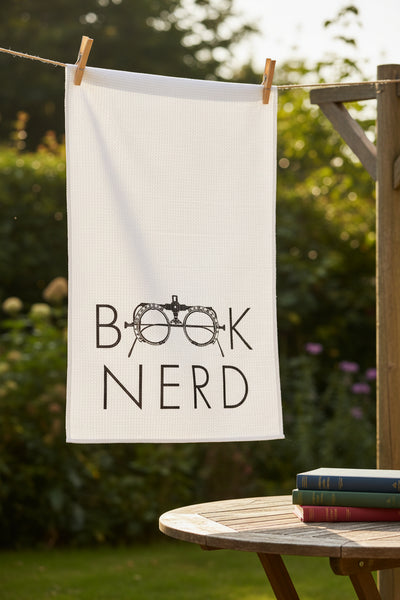 Book Nerd Microfiber Kitchen or Hand Towel