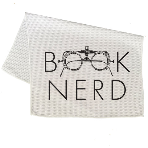 Book Nerd Microfiber Kitchen Towel Graphic Print