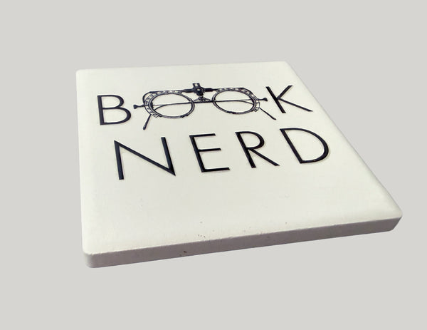 Book Nerd Ceramic Fridge Magnet