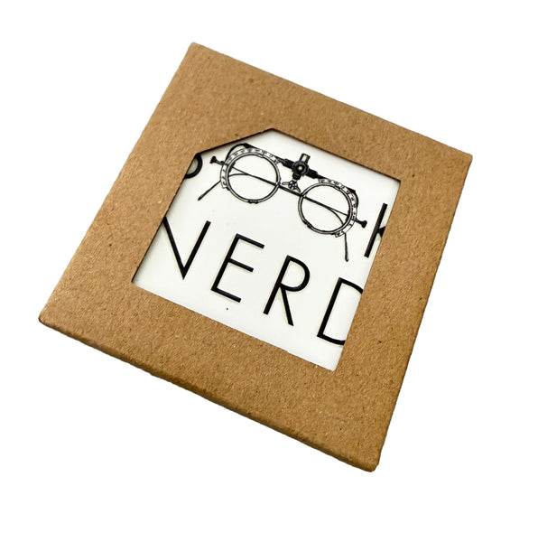 Book Nerd Ceramic Fridge Magnet