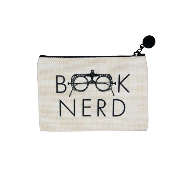 Book Nerd Zipper Pouch Purse