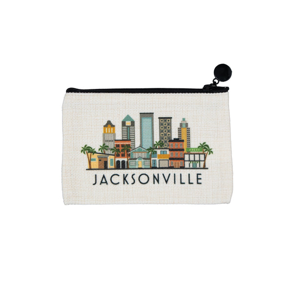 Jacksonville Florida Zipper Pouch Purse