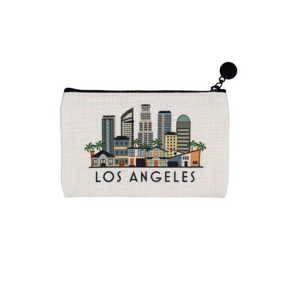 Los Angeles California Zipper Pouch Purse