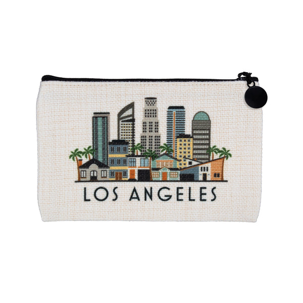 Los Angeles California Zipper Pouch Purse