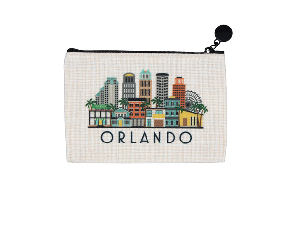 Orlando Florida Small Zipper Pouch Purse