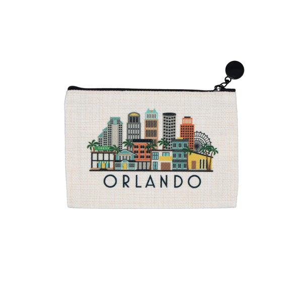 Orlando Florida Small Zipper Pouch Purse
