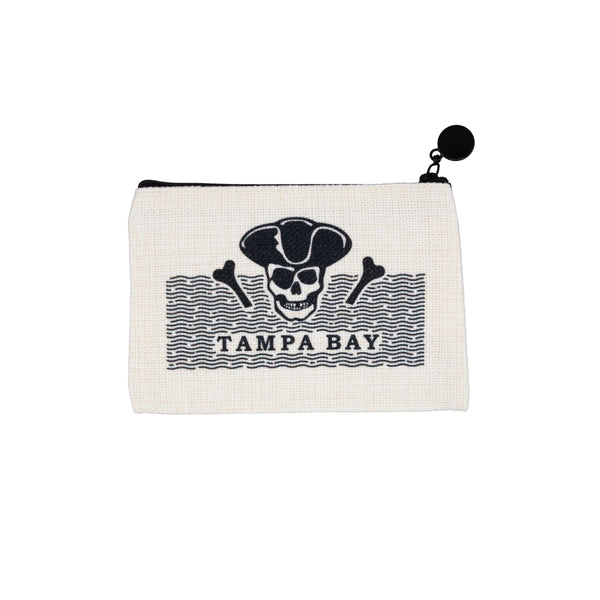 Tampa Bay Pirate Gasparilla Zipper Pouch Purse