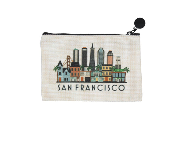 San Francisco Small Zipper Pouch
