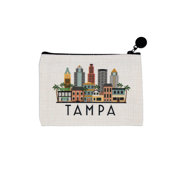 Tampa Florida Small Zipper Pouch Purse