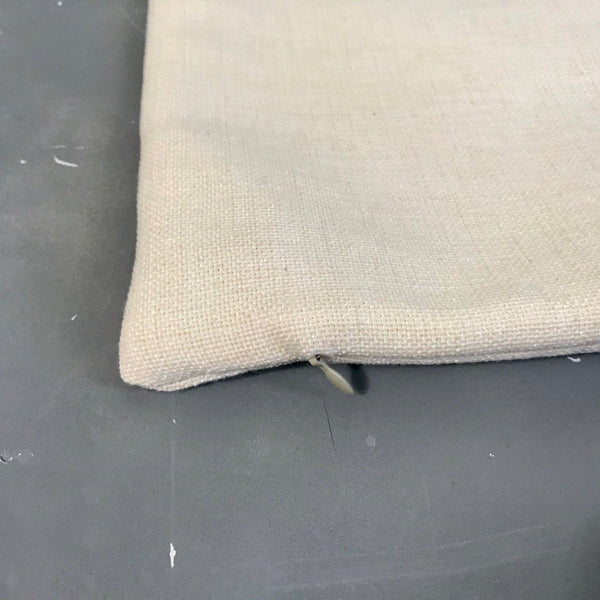 Miami Beach Faux Linen Pillow Cover Cushion Sham