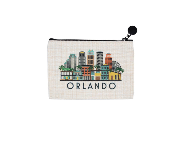 Orlando Florida Small Zipper Pouch Purse