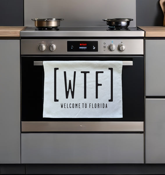 [WTF] Welcome To Florida Microfiber Kitchen Towel