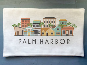 Palm Harbor Florida Lumbar Pillow Decorative Throw Pillow Cover Cushion Sham