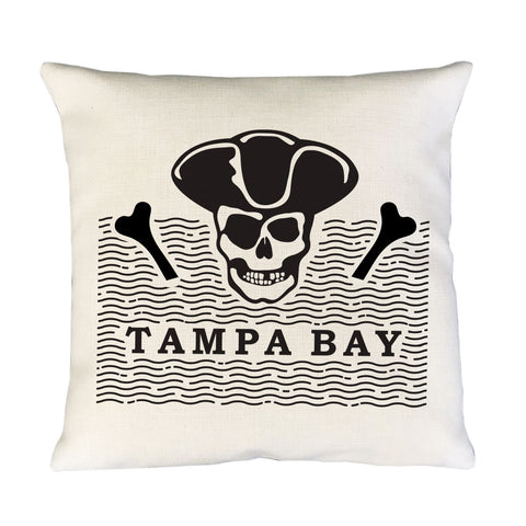 Tampa Bay Pirate Pillow Cover |  Decorative Throw Pillow Cushion Sham