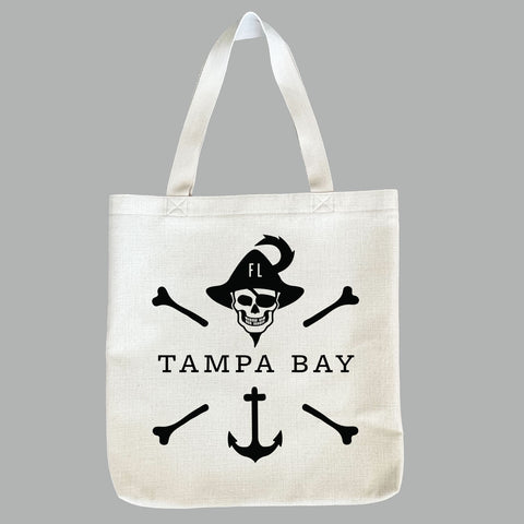Tampa Bay Pirate Gasparilla Tote Bag | Shopping Tote Beach Bag
