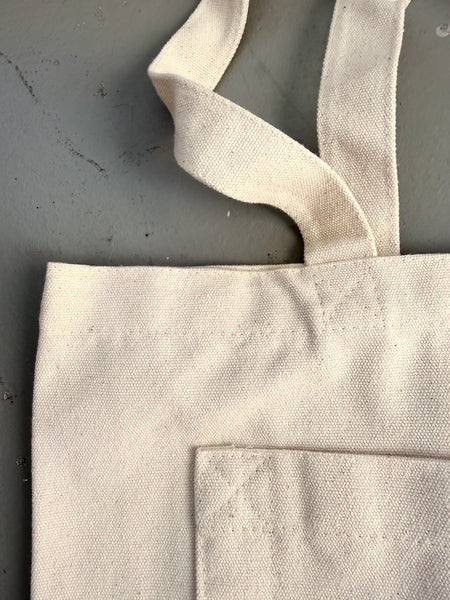 Florida Sunrise Map Collage with Icons Pocket Tote Bag | Shopping Tote Beach Bag