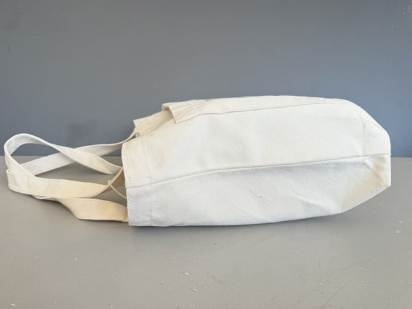 Tampa Florida Skyline Graphic Pocket Tote Bag | TPA Shopping Tote Beach Bag