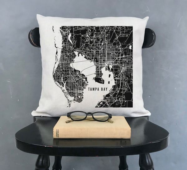 Texas State Icon Map Pillow Cover | Graphic Decorative Throw Pillow Cushion Sham