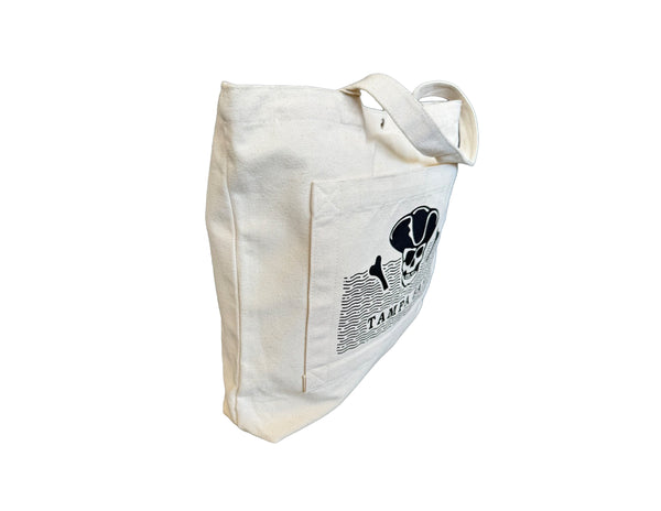 Tampa Bay Pirate Double Pocket Tote Bag