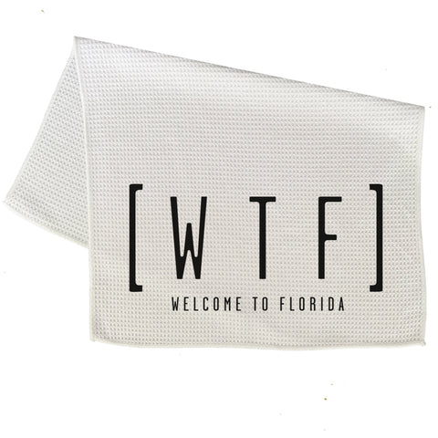 [WTF] Welcome To Florida Microfiber Kitchen Towel