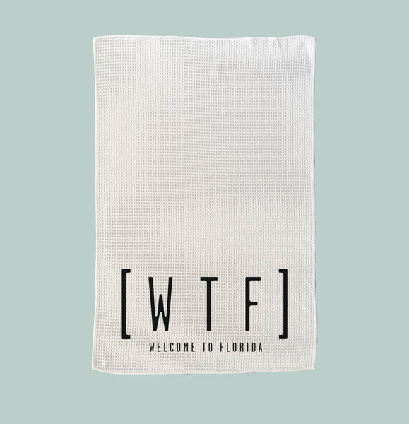 [WTF] Welcome To Florida Microfiber Kitchen Towel