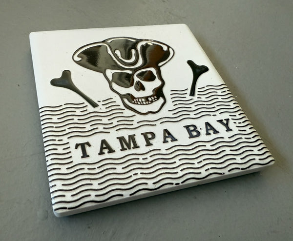 Tampa Bay Pirate Ceramic Fridge Magnet