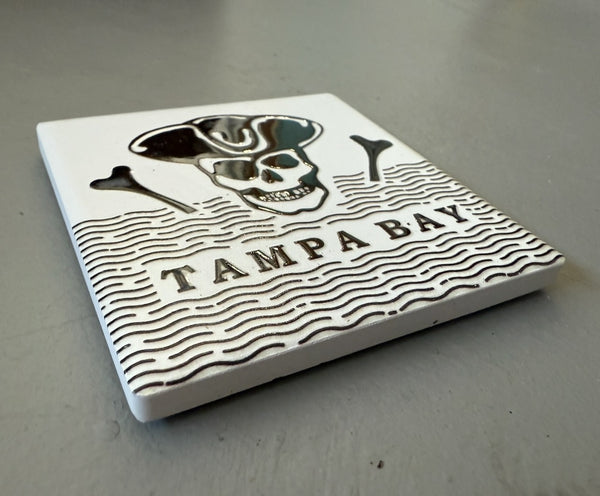 Tampa Bay Pirate Ceramic Fridge Magnet