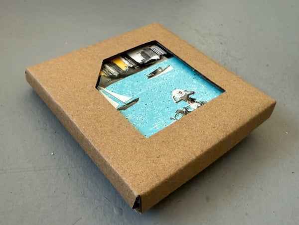 St. Petersburg Florida Photo Collage Skyline Ceramic Fridge Magnet