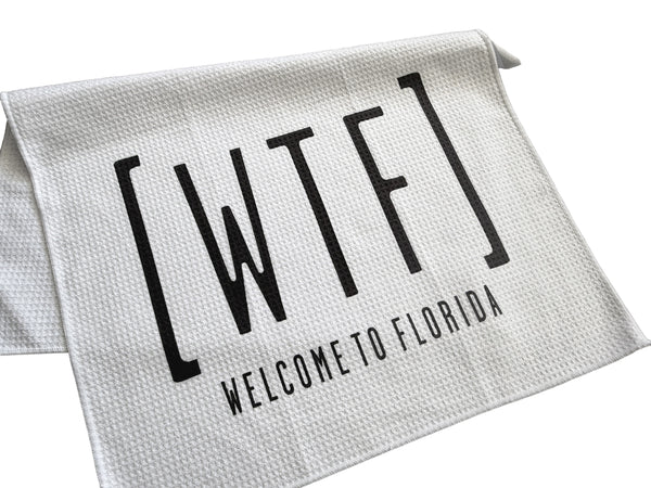 [WTF] Welcome To Florida Microfiber Kitchen Towel