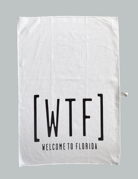 [WTF] Welcome To Florida Microfiber Kitchen Towel
