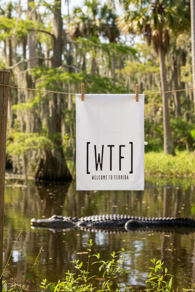[WTF] Welcome To Florida Microfiber Kitchen Towel
